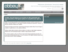Tablet Screenshot of abbeytool.com